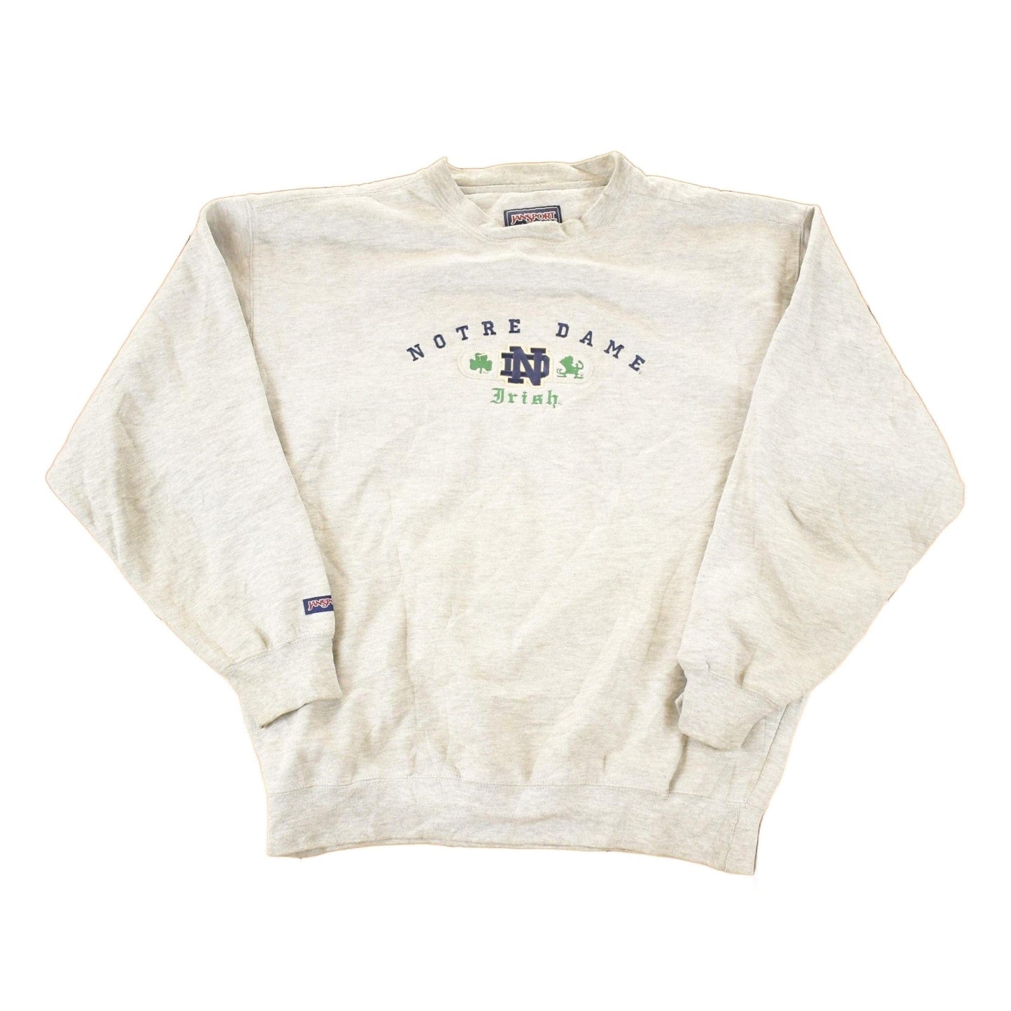 Vintage 1990s Notre Dame University Crewneck Mens L from propervintagecanada