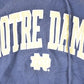 Vintage 1990s Notre Dame University Hoodie Sweater Men's L from propervintagecanada
