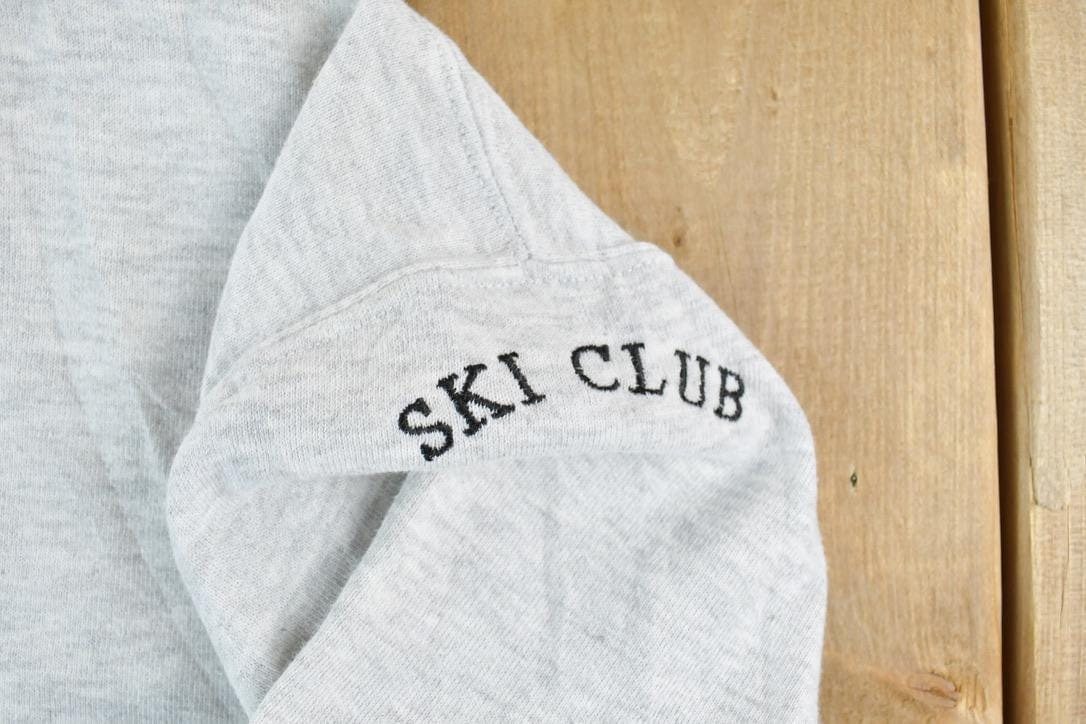 Vintage 1990s NP Ski Club Souvenir Embroidered Crewneck Sweatshirt Men's Large from propervintagecanada