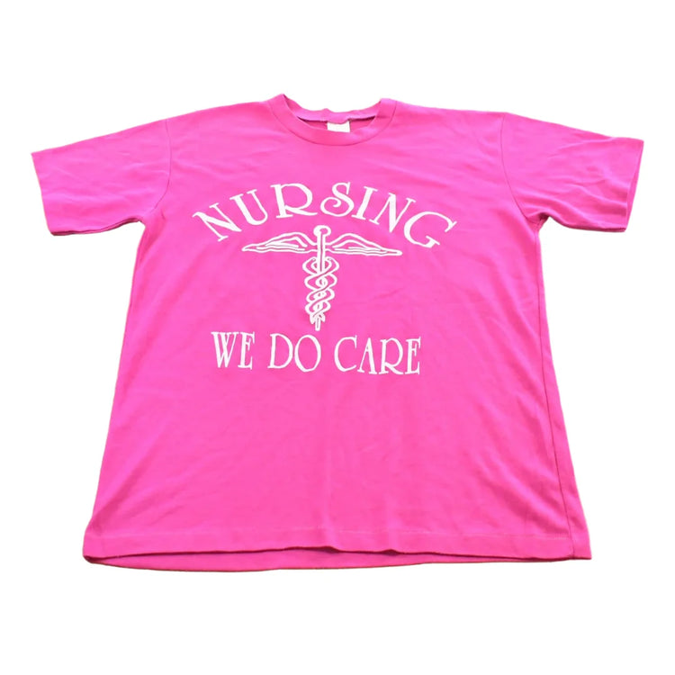 Vintage 1990s Nursing Healthcare Graphic T-Shirt Mens L from propervintagecanada