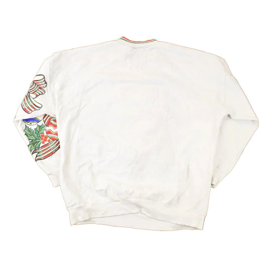Vintage 1990s Nutcracker Christmas AOP Graphic Print Crewneck Sweatshirt Mens L from propervintagecanada