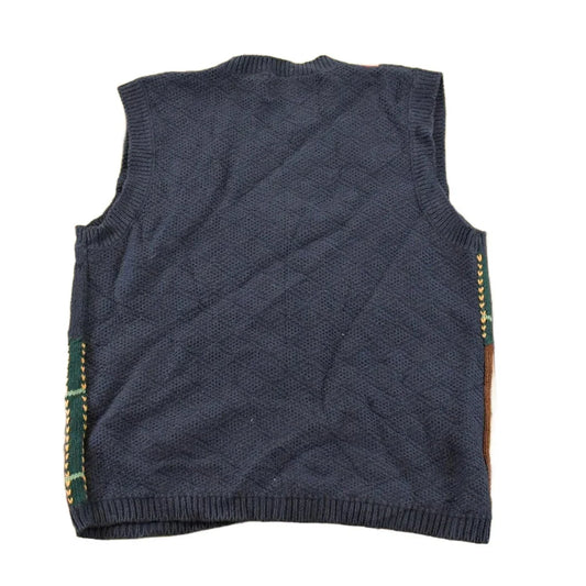 Vintage 1990s Nutcracker Christmas Theme Knit Cardigan Sweater Vest Women's Small from propervintagecanada