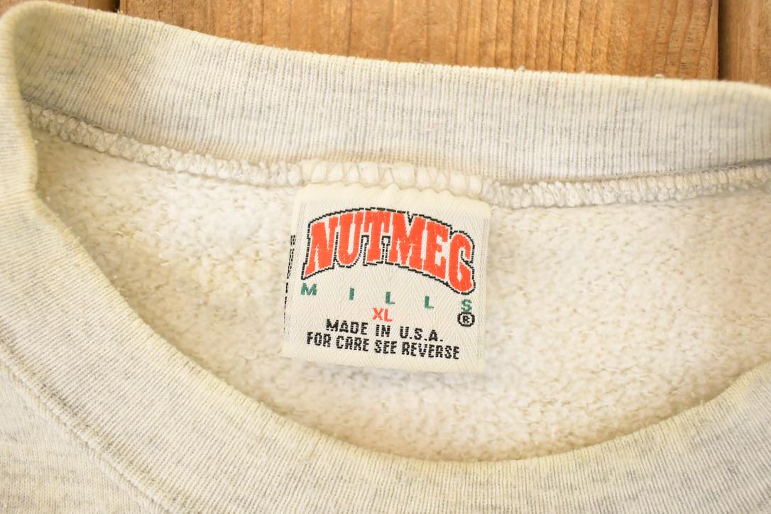 Vintage 1990s Nutmeg Philadelphia Eagles Embroidered NFL Crewneck Sweatshirt Mens L from propervintagecanada