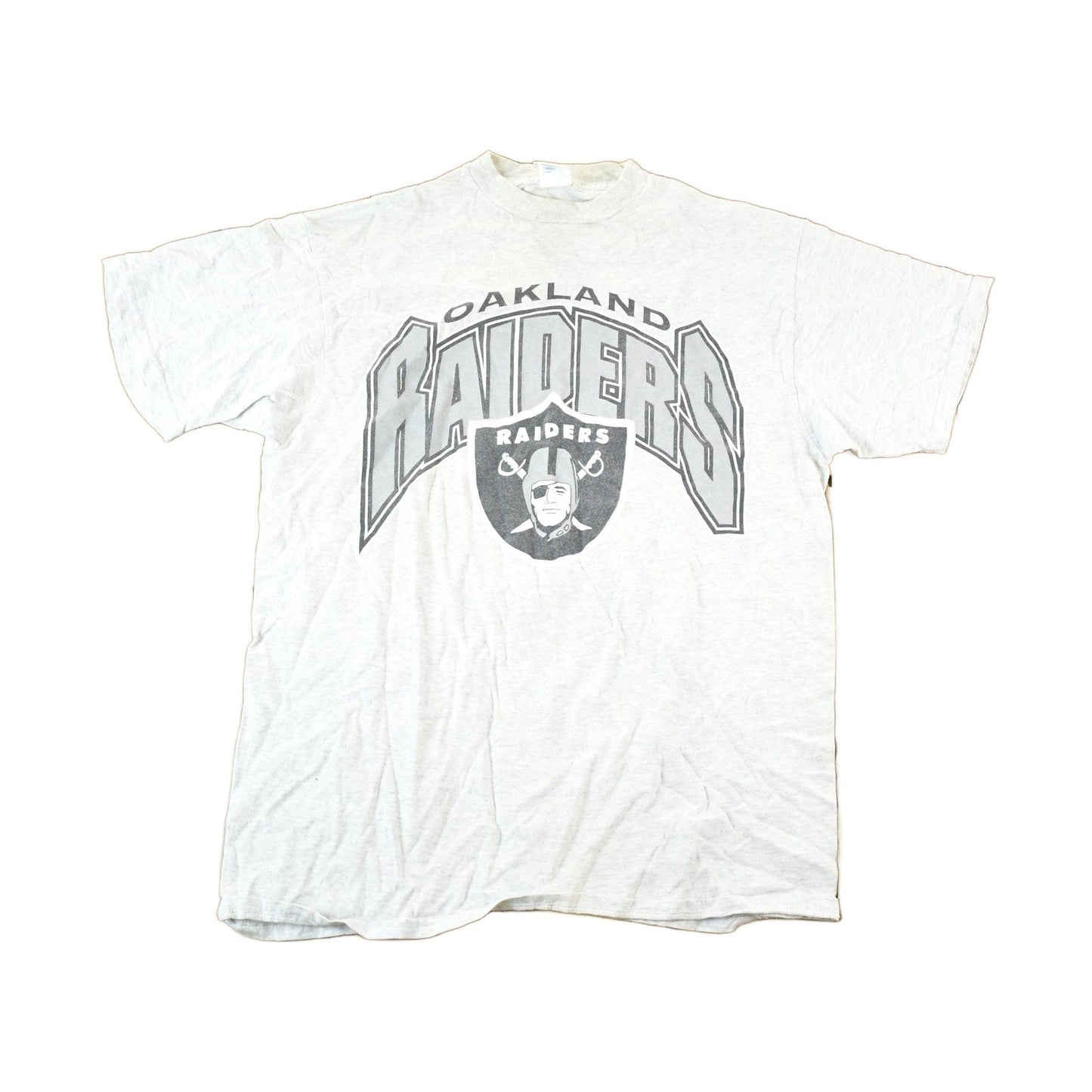 Vintage 1990s Oakland Raiders NFL Graphic T-Shirt Mens M from propervintagecanada