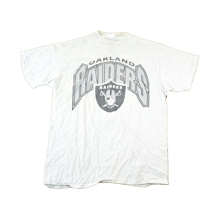 Vintage 1990s Oakland Raiders NFL Graphic T-Shirt Mens M from propervintagecanada