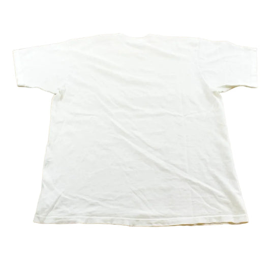 Vintage 1990s Oakton Blank White T-Shirt M Men's Medium from propervintagecanada