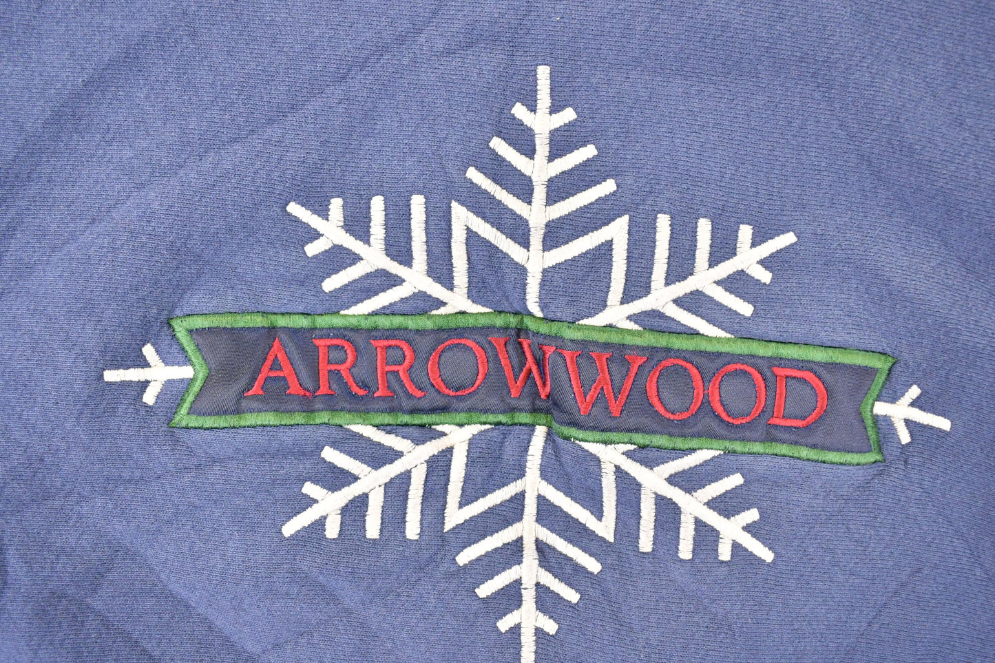 Vintage 1990s Oarsman Arrowwood Cross Grain Crewneck Sweatshirt Men's L / Made In USA / 90's Destination Sweater from propervintagecanada