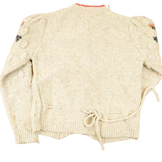 Vintage 1990s Obermeyer Chunky Cable Knit Cardigan Sweater Women's S from propervintagecanada