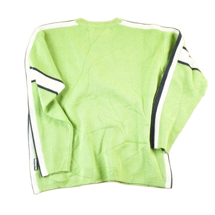 Vintage 1990s Obermeyer Youth Knit Abstract Pattern Crewneck Sweater Youth M Men's Small from propervintagecanada