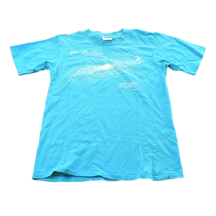 Vintage 1990s Observatory Milky Way Galaxy Space Astronomy T-Shirt Size M Men's Medium from propervintagecanada