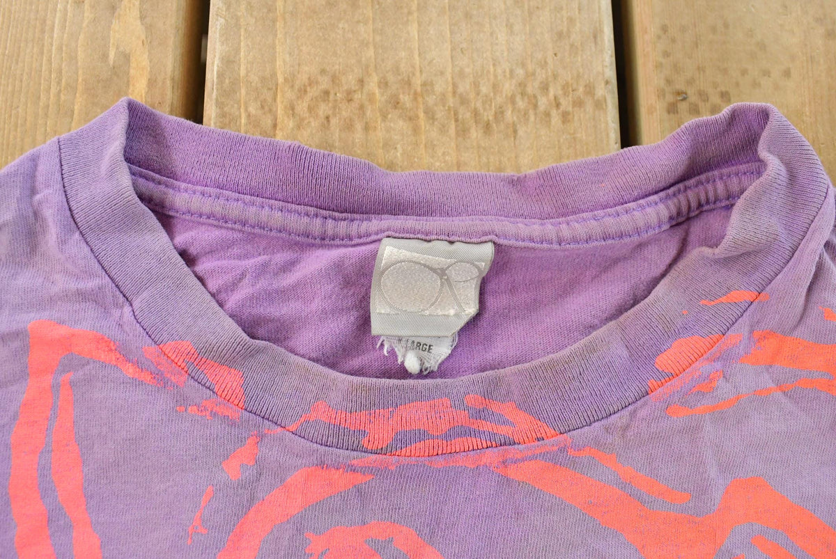 Vintage 1990s Ocean Pacific All Over Print Surf Graphic T Shirt Men's XL from propervintagecanada
