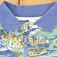 Vintage 1990s Ocean Pacific Sport AOP Boats Button Up Shirt Men's L from propervintagecanada