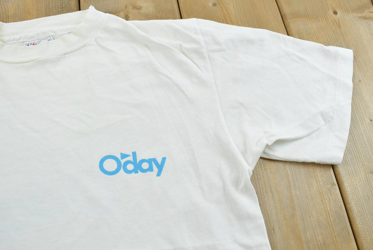 Vintage 1990s Oday Sailboat Souvenir Promotional Ocean T-Shirt Men's M from propervintagecanada