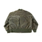 Vintage 1990s Officer's Club Leather Bomber Flight Jacket Men's Medium from propervintagecanada