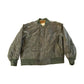 Vintage 1990s Officer's Club Leather Bomber Flight Jacket Men's Medium from propervintagecanada
