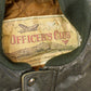 Vintage 1990s Officer's Club Leather Bomber Flight Jacket Men's Medium / Leather Jacket / Streetwear / Full Zip from propervintagecanada