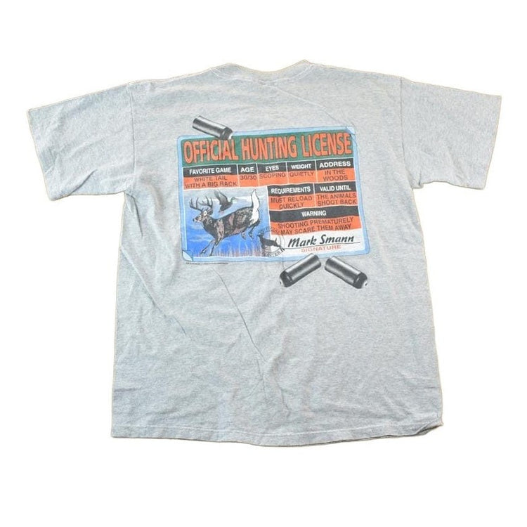 Vintage 1990s Official Hunter Graphic T-Shirt Men's Large from propervintagecanada