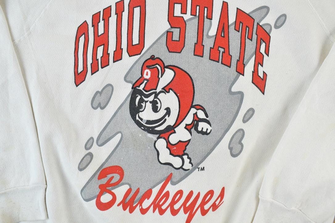 Vintage 1990s Ohio State Buckeyes University Crewneck Men's XL from propervintagecanada