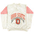 Vintage 1990s Ohio State University Buckeyes Collegiate Henley Sweatshirt Men&