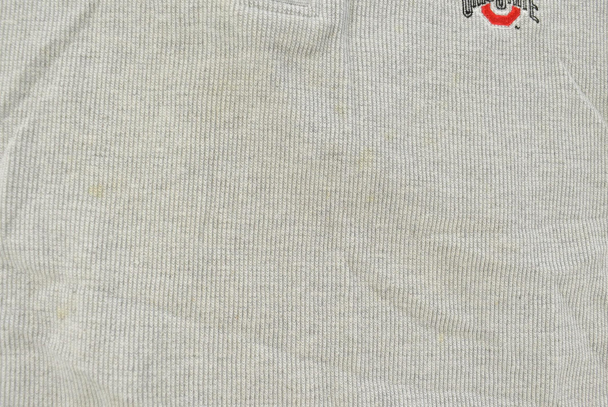 Vintage 1990s Ohio State University Buckeyes Collegiate Henley Sweatshirt Men's Large from propervintagecanada