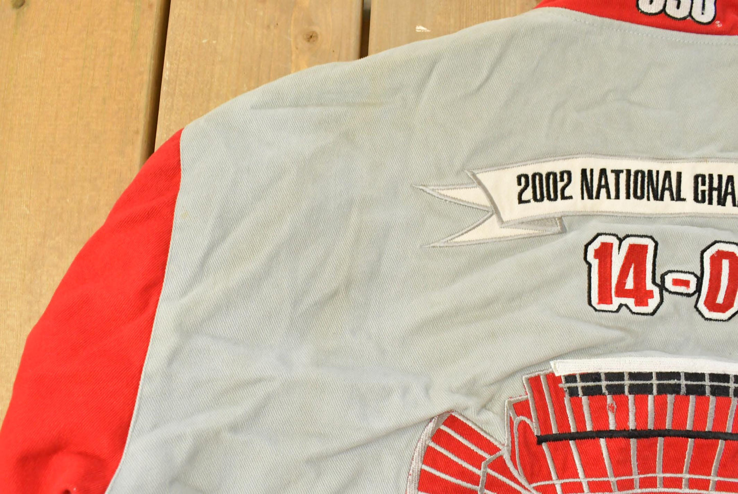 Vintage 1990s Ohio State University Buckeyes Collegiate Racing Jacket Men's 2XL / Embroidered / Varsity Jacket / Americana from propervintagecanada