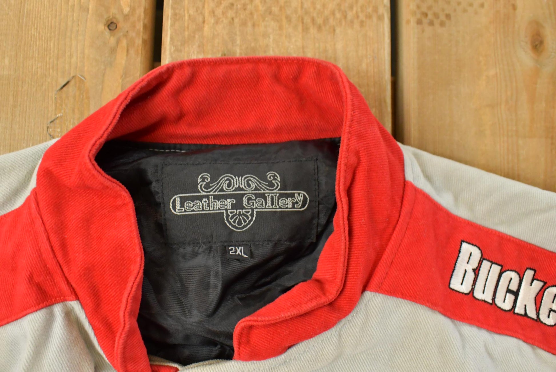 Vintage 1990s Ohio State University Buckeyes Collegiate Racing Jacket Men's 2XL / Embroidered / Varsity Jacket / Americana from propervintagecanada
