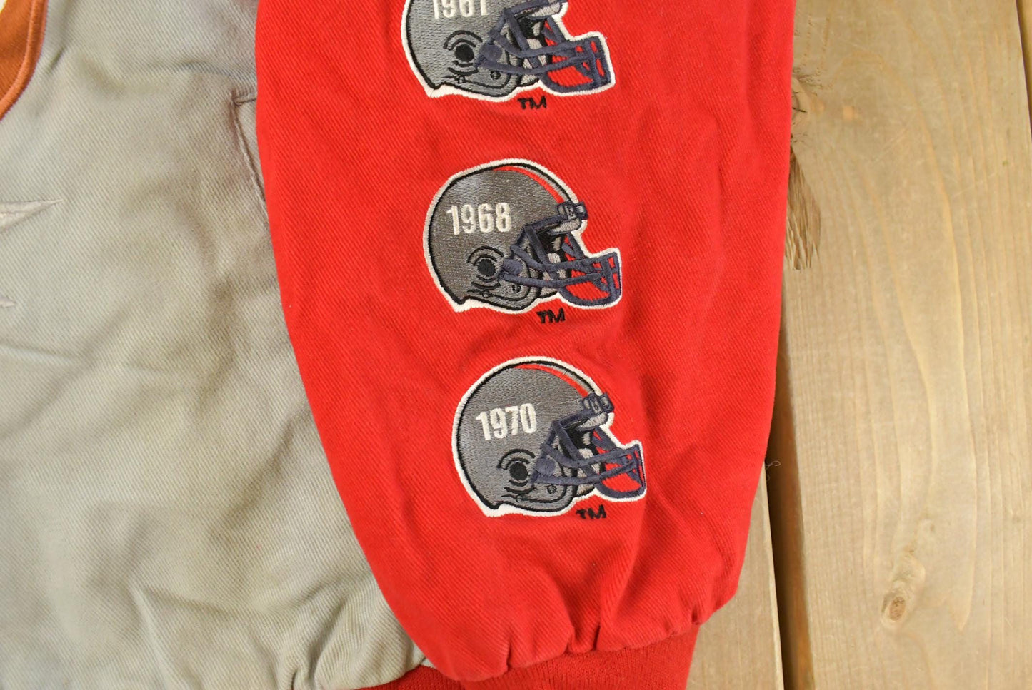 Vintage 1990s Ohio State University Buckeyes Collegiate Racing Jacket Men's 2XL / Embroidered / Varsity Jacket / Americana from propervintagecanada