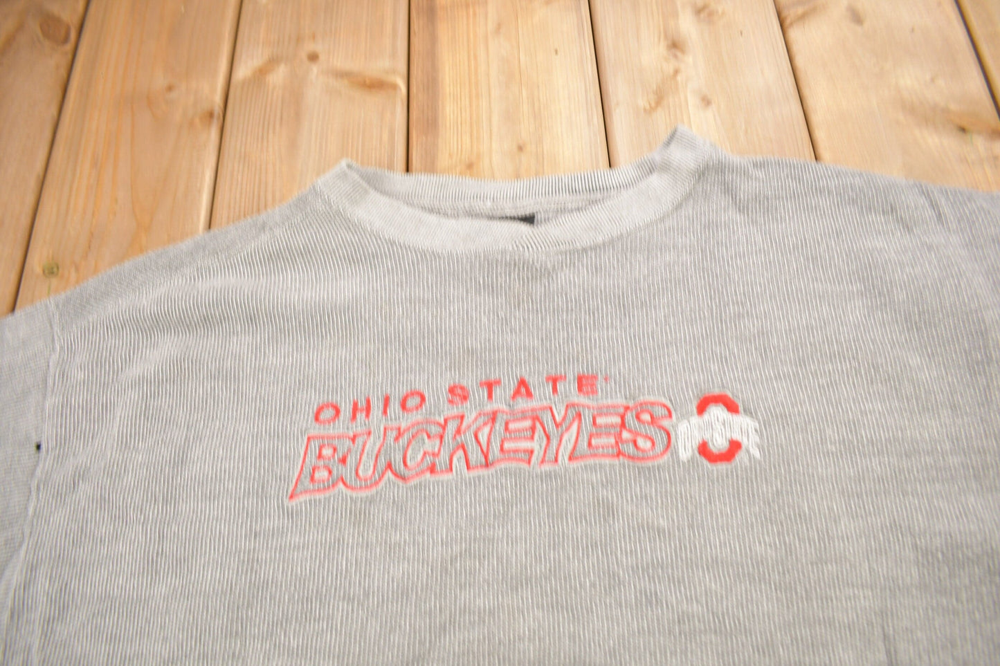 Vintage 1990s Ohio State University Buckeyes Collegiate Starter Crewneck Men's 3XL from propervintagecanada