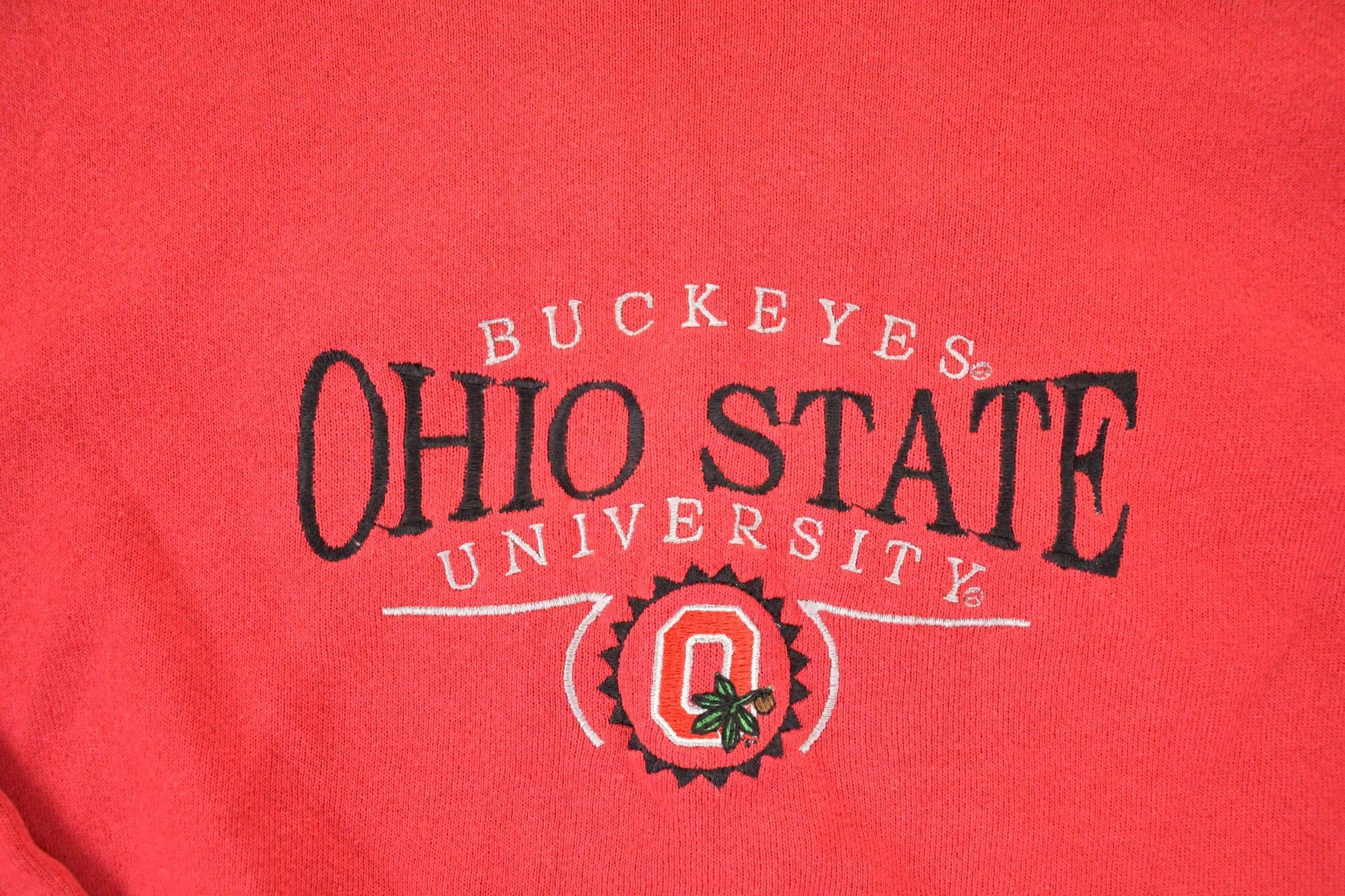 Vintage 1990s Ohio State University Buckeyes Crewneck Sweater Men's L from propervintagecanada
