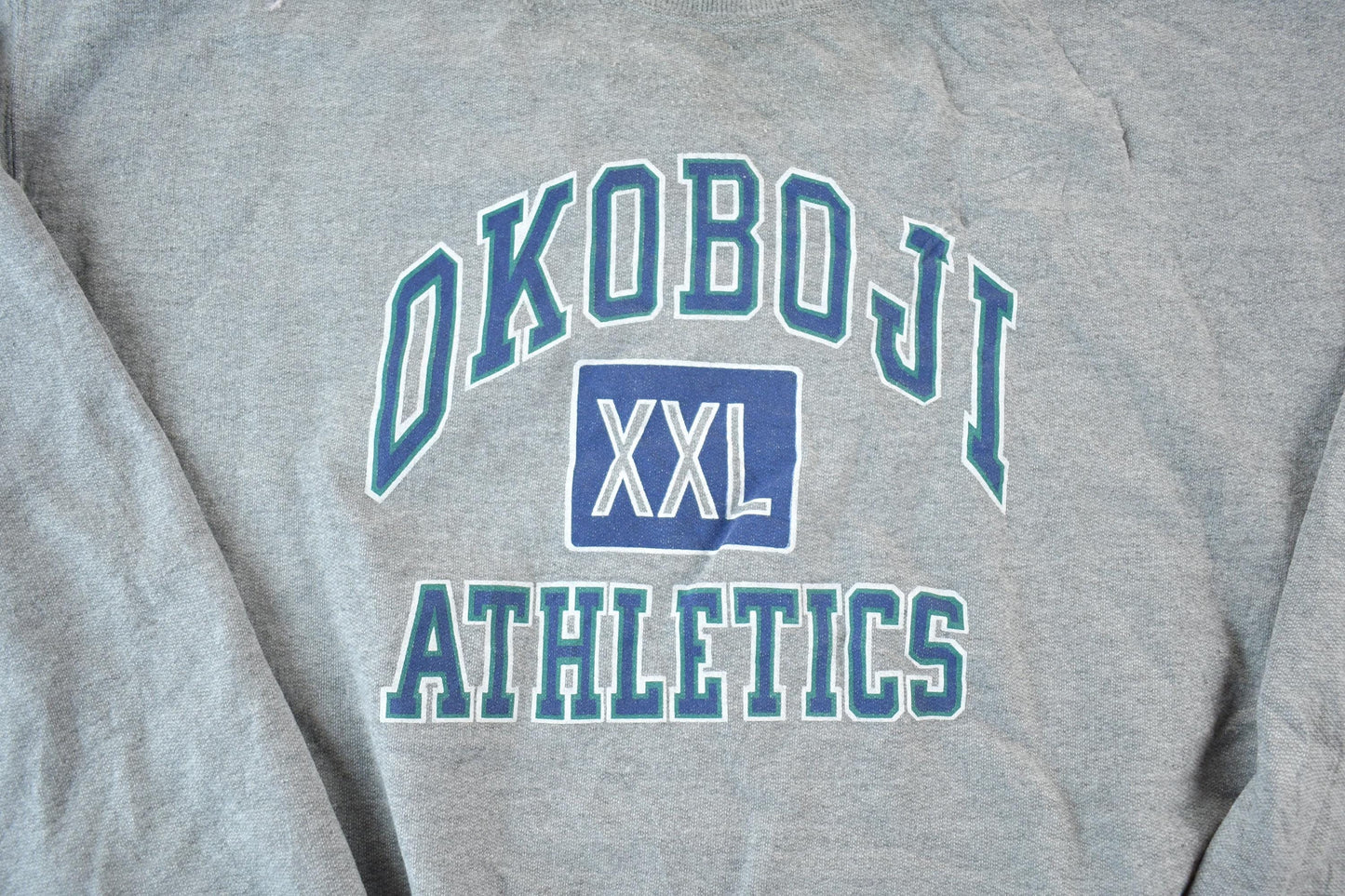 Vintage 1990s Okoboji Collegiate Crewneck Men's XL from propervintagecanada