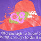 Vintage 1990s Old Enough To Know Better Souvenir Grandma Hat Crew Neck Sweatshirt Women's XL / 90's Tourist Vacation Graphic Sweater from propervintagecanada