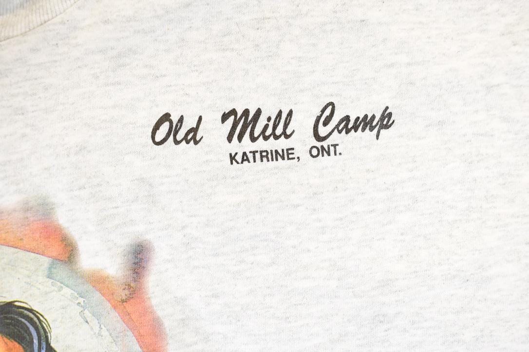 Vintage 1990s Old Mill Camp Nature Woman Souvenir T-Shirt Women's XL from propervintagecanada