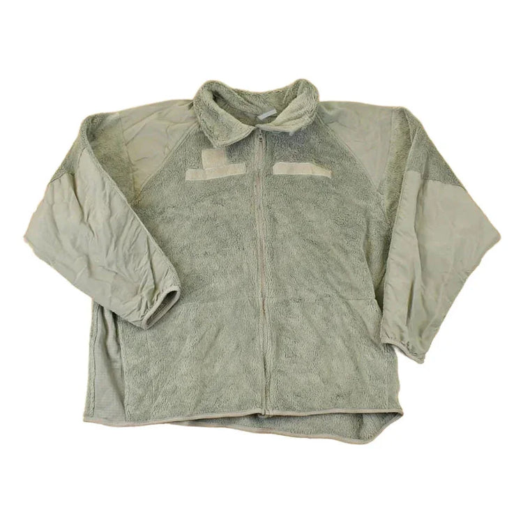 Vintage 1990s Olive Military Fleece Outdoorsman Sweater Men's XL from propervintagecanada