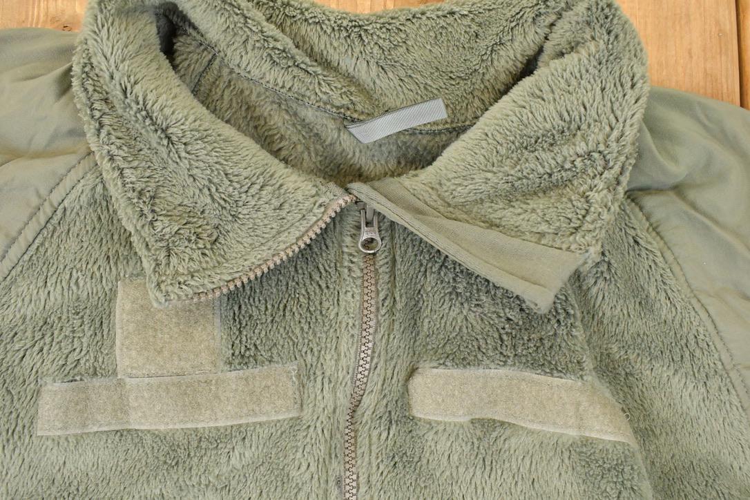 Vintage 1990s Olive Military Fleece Outdoorsman Sweater Men's XL from propervintagecanada