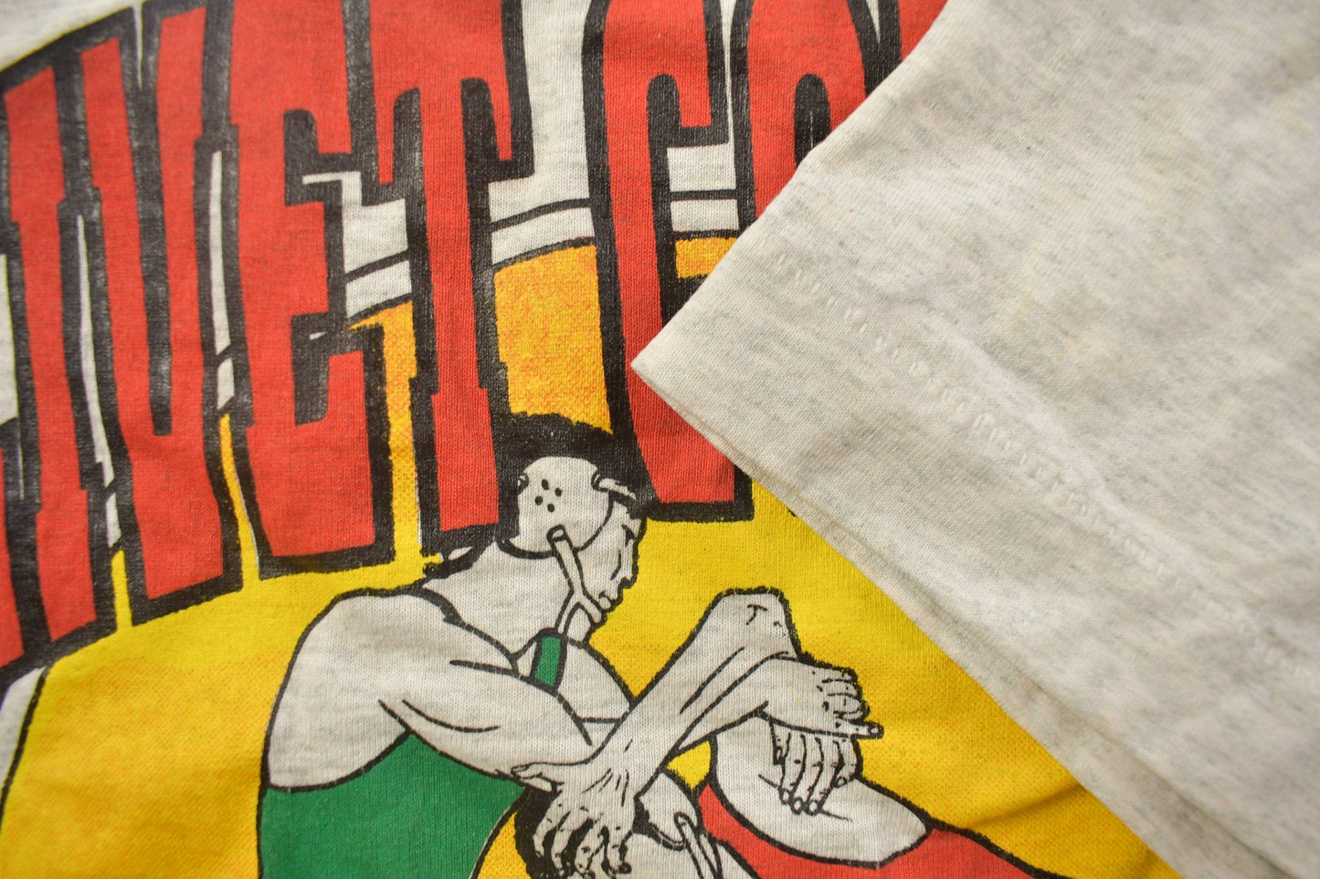 Vintage 1990s Olivet College Wrestling Collegiate T-Shirt Men's Medium from propervintagecanada