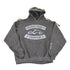 Vintage 1990s Orange Choppers Graphic Print Hoodie Sweatshirt Men&