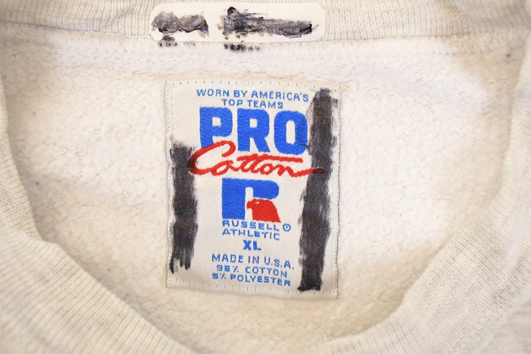 Vintage 1990s Oregon Russell Pro Cotton Heavyweight University Crewneck Sweater Mens XL from propervintagecanada