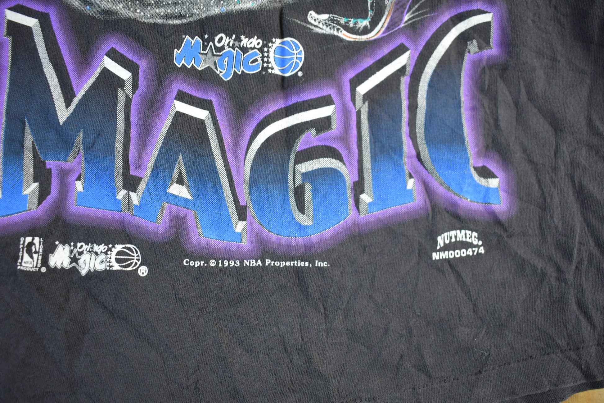 Vintage 1990s Orlando Magic Graphic T-Shirt Youth Medium from propervintagecanada