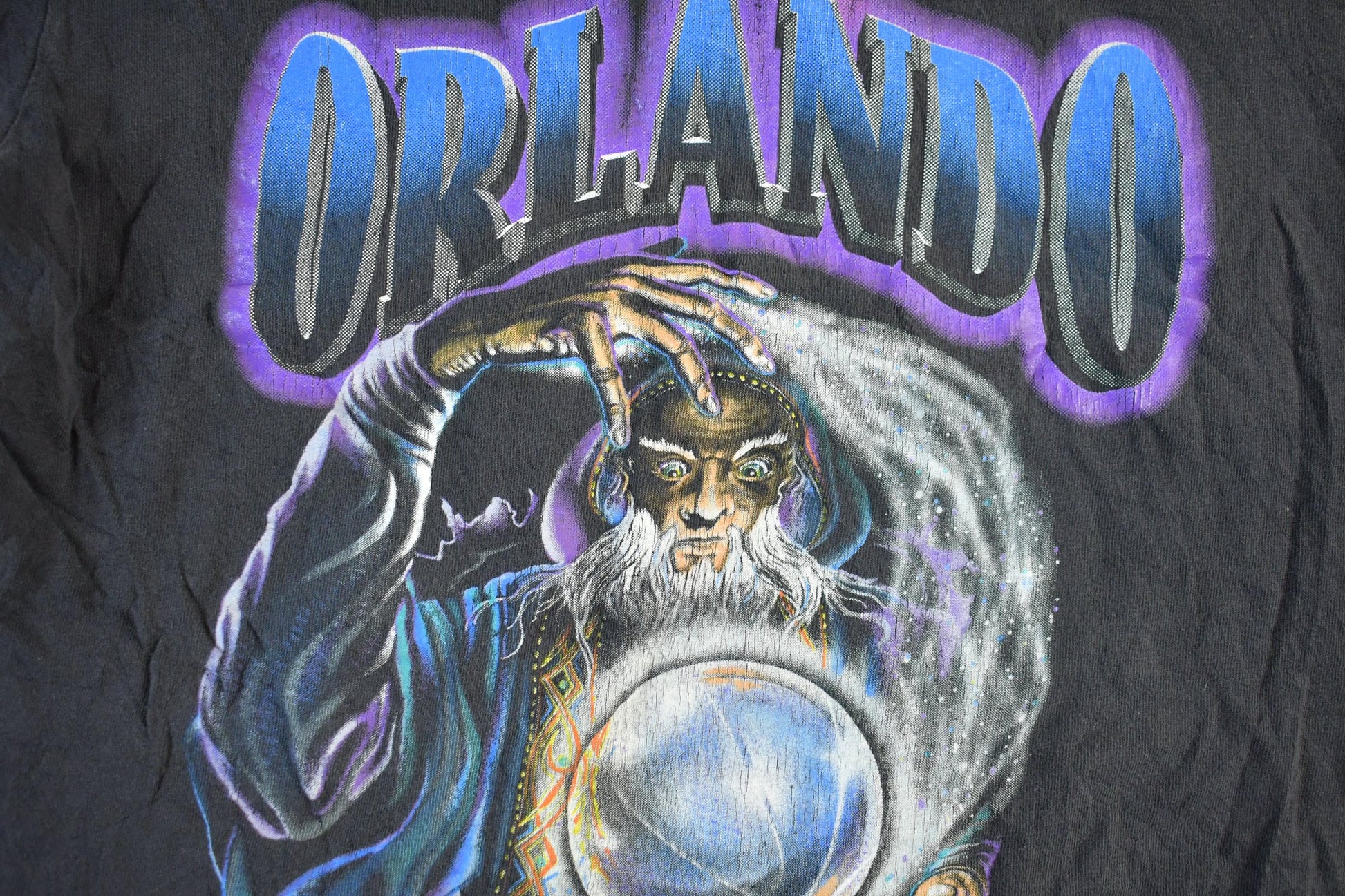 Vintage 1990s Orlando Magic Graphic T-Shirt Youth Medium from propervintagecanada