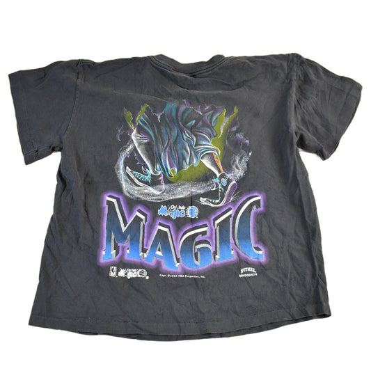 Vintage 1990s Orlando Magic Graphic T-Shirt Youth Medium from propervintagecanada