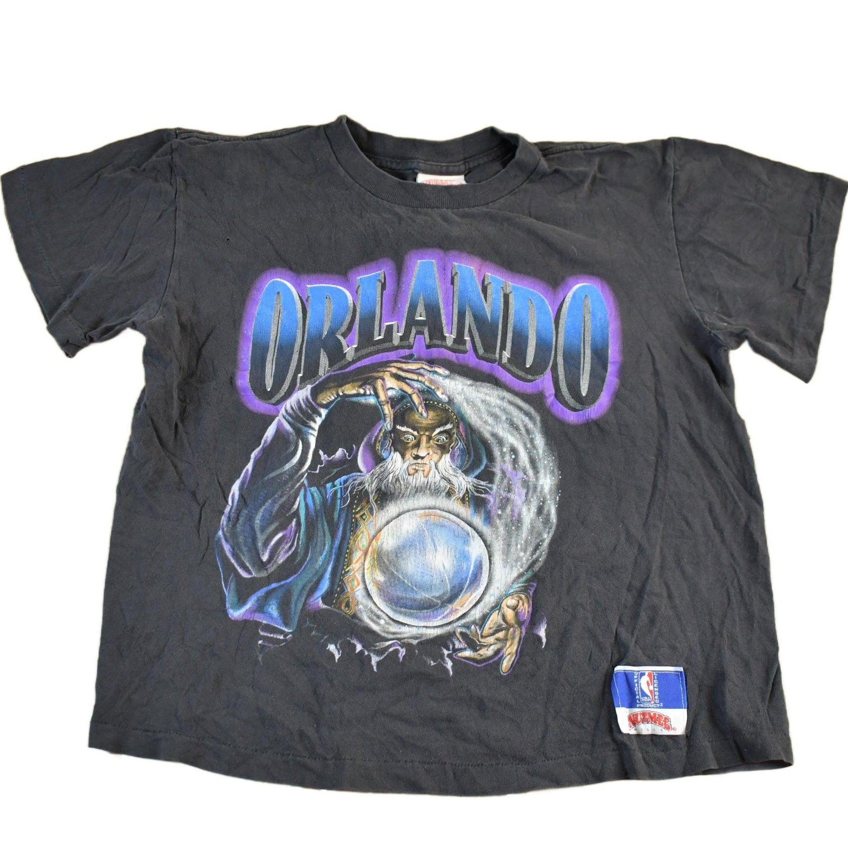 Vintage 1990s Orlando Magic Graphic T-Shirt Youth Medium from propervintagecanada