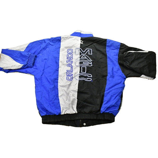 Vintage 1990s Orlando Magic NBA Color Block Starter Windbreaker Jacket Men's XL from propervintagecanada
