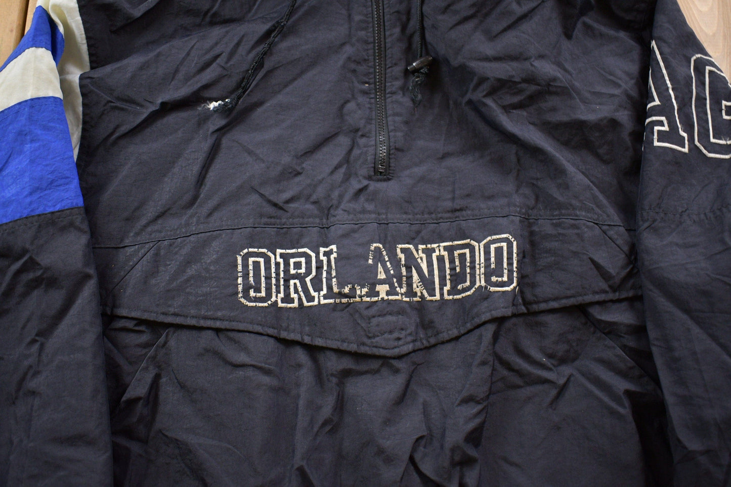 Vintage 1990s Orlando Magic NBA Starter Pro Line Quarter Zip Puffer Jacket Men's Large from propervintagecanada