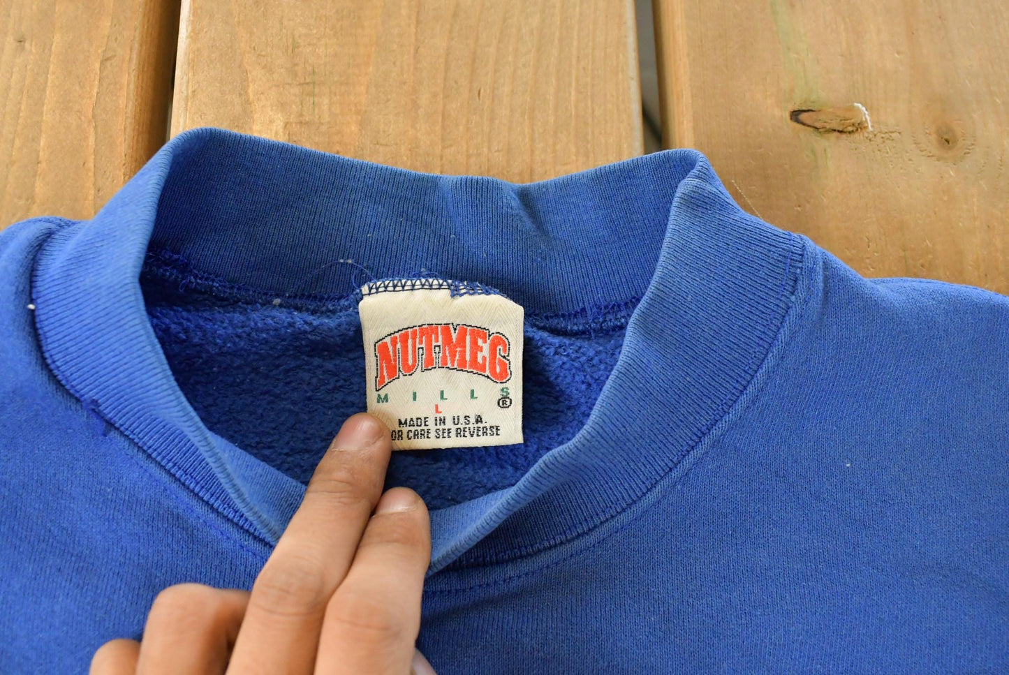 Vintage 1990s Orlando Magic Nutmeg Mills NBA Crewneck Sweatshirt Men's Large from propervintagecanada