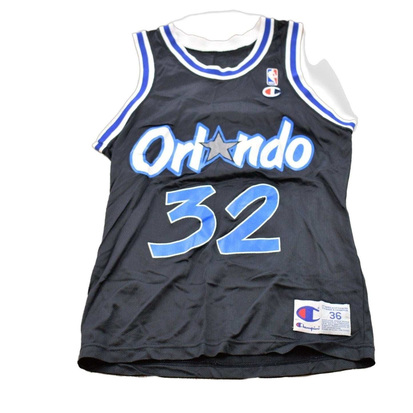 Vintage 1990s Orlando Magic Shaquille O'Neal NBA Champion Basketball Jersey Men's Small from propervintagecanada