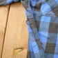 Vintage 1990s Osh Kosh B Gosh Blue Flannel Button Up Shirt Men's XL from propervintagecanada