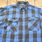 Vintage 1990s Osh Kosh B Gosh Blue Flannel Button Up Shirt Men's XL from propervintagecanada