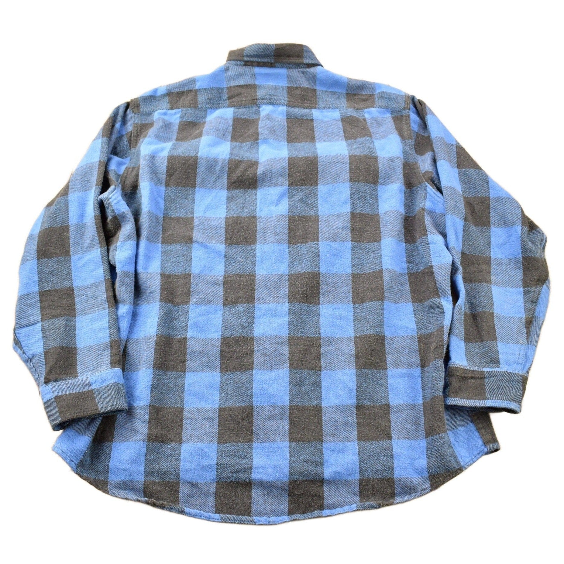 Vintage 1990s Osh Kosh B Gosh Blue Flannel Button Up Shirt Men's XL from propervintagecanada