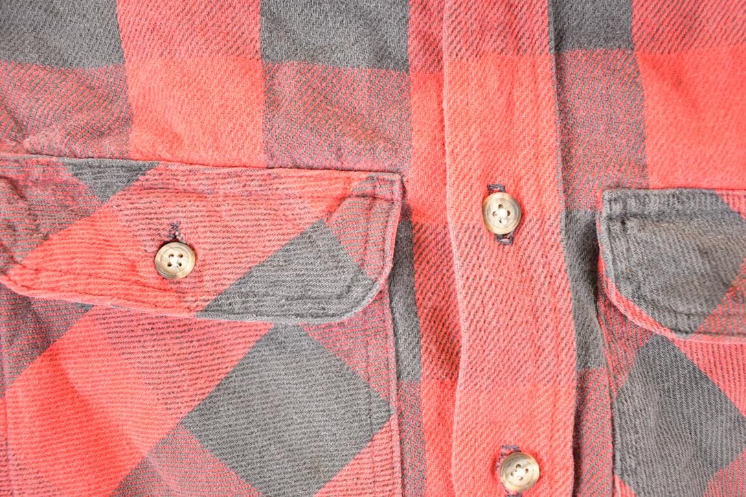 Vintage 1990s Osh Kosh Plaid Western Style Button Up Shirt Men's M from propervintagecanada