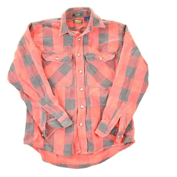 Vintage 1990s Osh Kosh Plaid Western Style Button Up Shirt Men's M from propervintagecanada